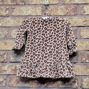BABY GAP Leopard Animal Print Dress SIZE NEWBORN (3-6M)